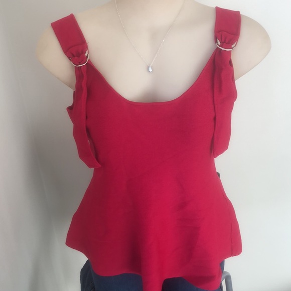 Portmans hot pink peplum tank top - Picture 7 of 7